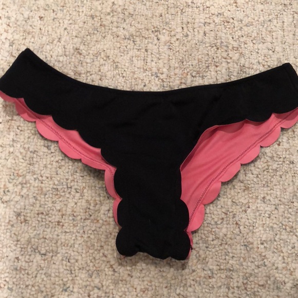 scalloped bikini bottoms victoria secret